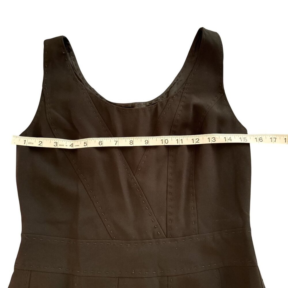 Moschino Women's Black Sleeveless Detailed Stitching Design Mini Dress Size S - Picture 6 of 8